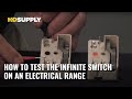 How to Test the Infinite Switch on an Electrical Range