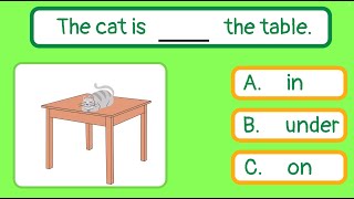 Prepositions of place | Quiz for kids | Grammar Test by Interesting English 1,141 views 2 weeks ago 3 minutes, 24 seconds