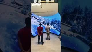 Curved Immersive LED Video Wall screen