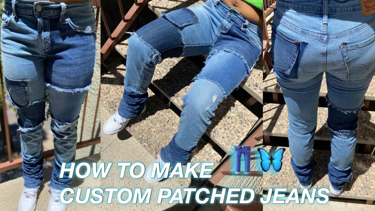 Buy Upcycled Levi's Patched Jeans Custom Reworked Patched Denim Vintage  Boyfriend Jeans Coachella Jeans Hippie Boho One of a Kind Online in India -  Etsy