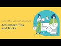 Customer success webinar actionstep tips and tricks