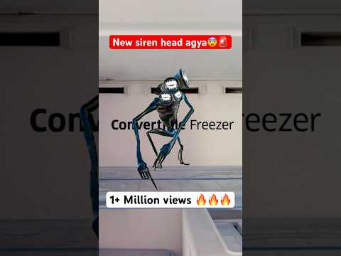 Aaj fridge mai “NAYA SIREN HEAD” agya🚨😨 #ytshorts #shortsfeed #comedy #funny #horror #sirenhead