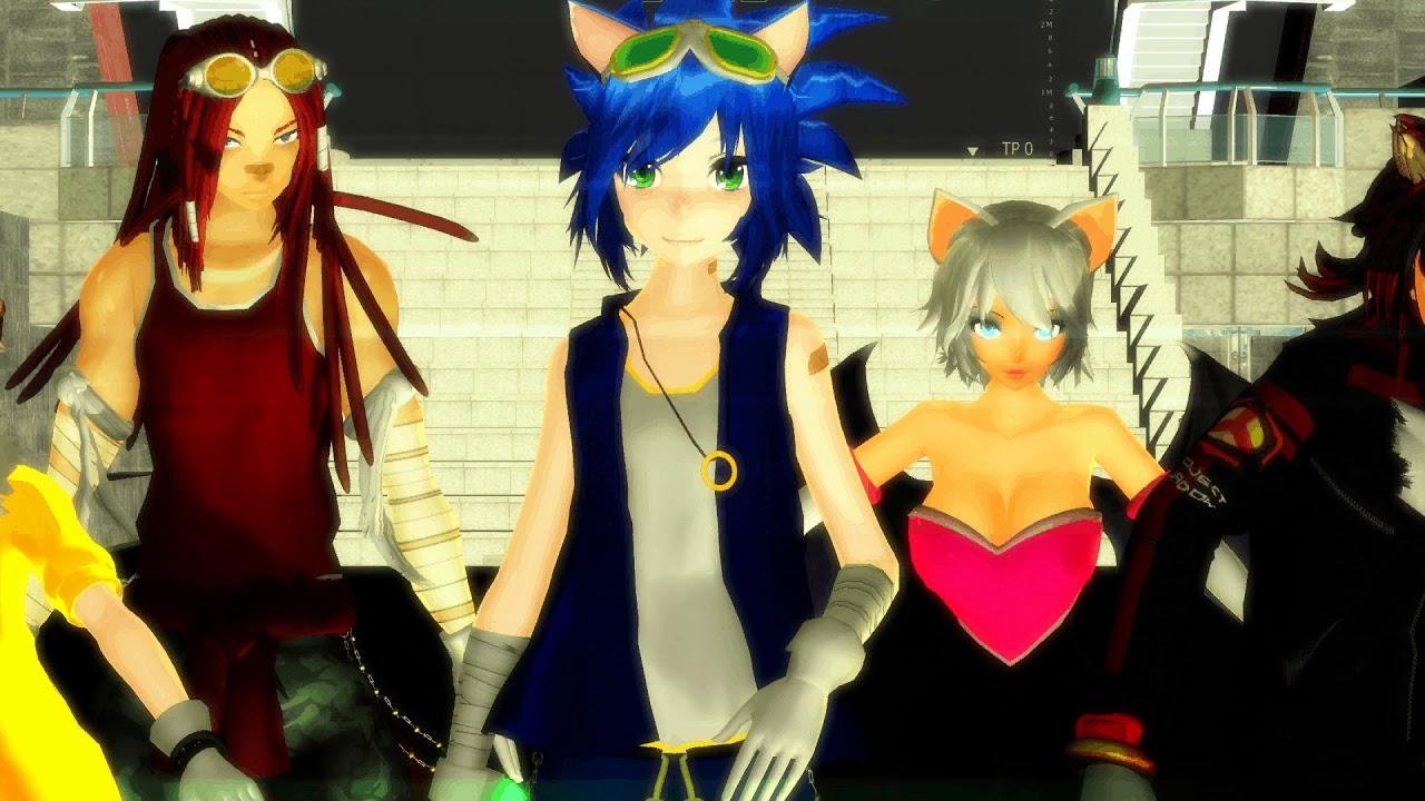 Sonic Team - BTS - Dope [MMD HD]