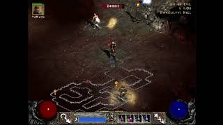 Diablo 2 Classic 1.06 Amazon Hell part 1 ( Act1 Questing  )