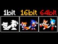 Sonic y tails bailando cada vez con mas bits