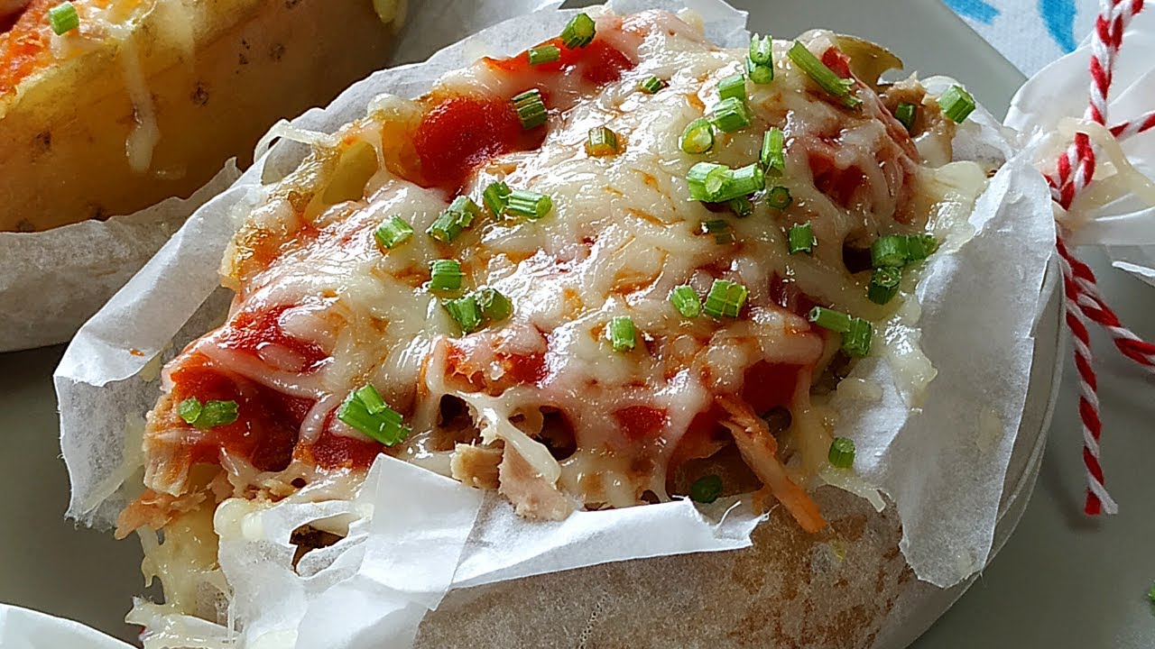 Esta es la Famosa Patata Rellena al Papillote ¡Cena en 10 Minutos!