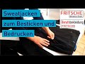 Sweatjacken zum besticken und bedrucken