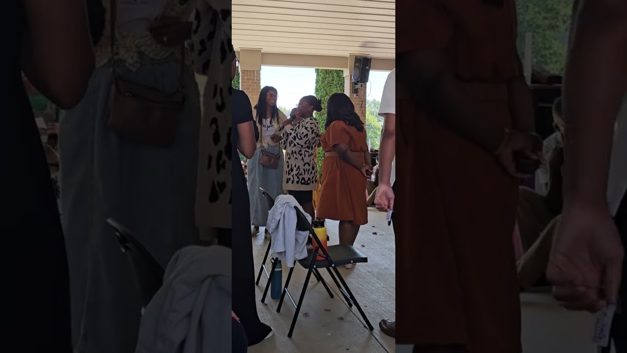 Soul testifying about receiving the Baptism of the Holy Ghost at Agape Apostolic Faith Assembly