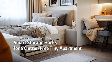 Maximize Your Micro-Home:  Smart Storage Hacks for a Clutter-Free Tiny Apartment