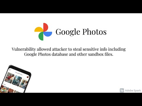 Google Photos : Theft of Database & Arbitrary Files Android Vulnerability