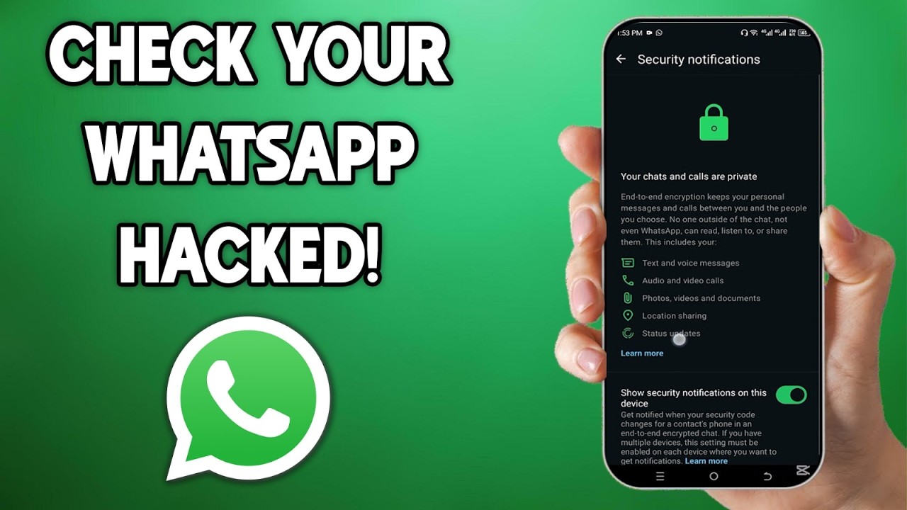 How to check if your whatsapp is hacked (simple method) - YouTube