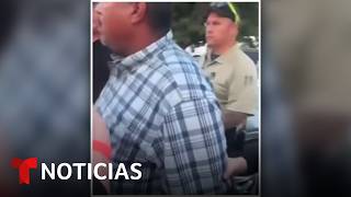 Una hija pide a agentes de ICE que traten bien a su padre durante su arresto | Noticias Telemundo