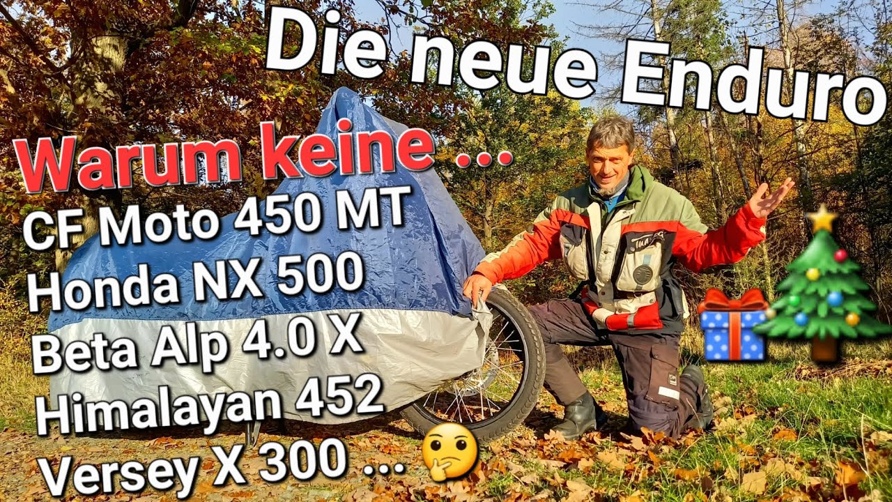 Die neue Enduro im Harz 🎄 Warum keine Beta Alp - Honda NX500 - CF Moto 450 MT - Himalayan 452 ?