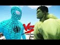The Amazing Blue Spiderman vs The Incredible Hulk