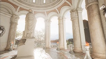 My Relighting of Unreal Spatial Audio Temple remastered with 4.26.1