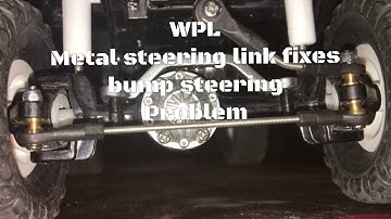 WPL Metal steering link Fixes Bump steering problem
