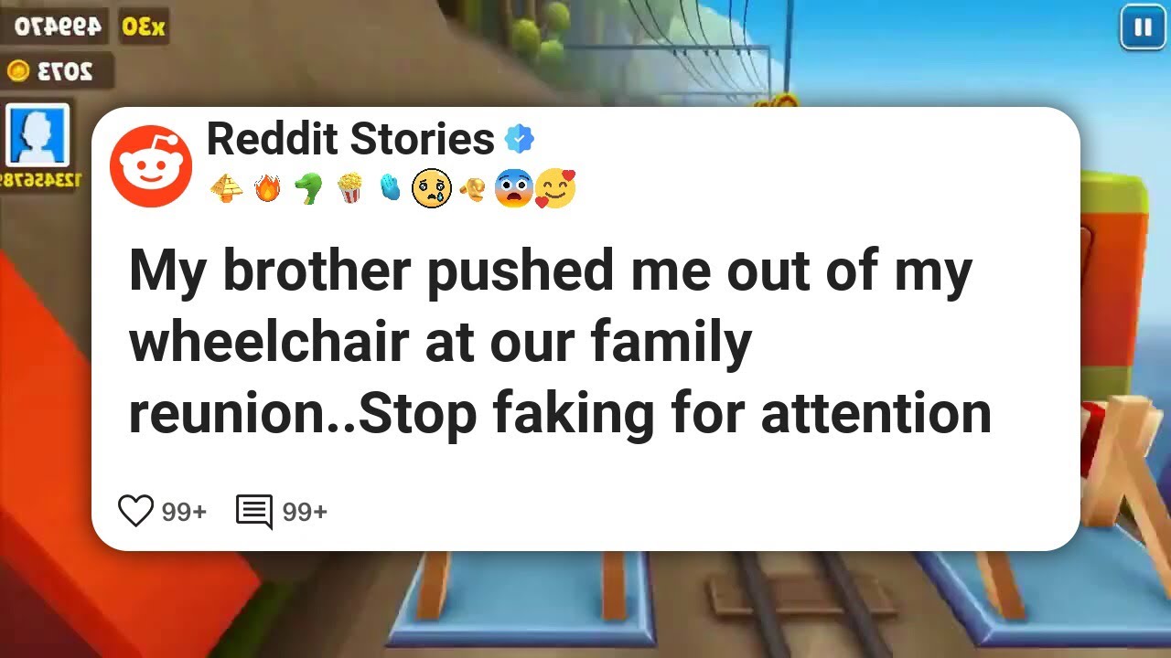 Мой брат вытолкнул меня из инвалидной коляски на семейном собрании. Перестаньте притворяться, что...