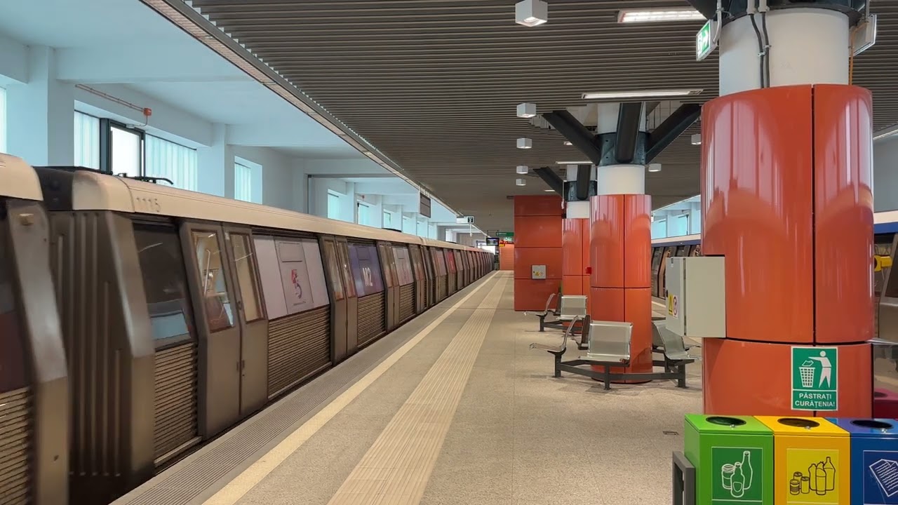 TRENUL DE METROU BOMBARDIER MOVIA BM21 1115-2115 PRAGA pe MAGISTRALA 2