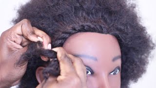 How to Flat Twist Natural Hair for Beginners