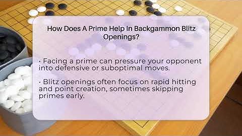 How Does A Prime Help In Backgammon Blitz Openings? - The Board Game Xpert