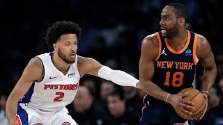 Detroit Pistons vs New York Knicks - Full Game Highlights | February 26, 2023-24 NBA Season