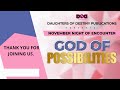 November 2022 night of encounter ii daughters of destiny publications ii toyinesofatunsin