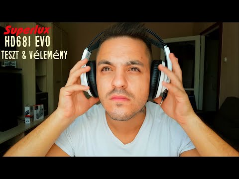 Superlux HD681 EVO WH / Vélemény & Teszt & Unboxing