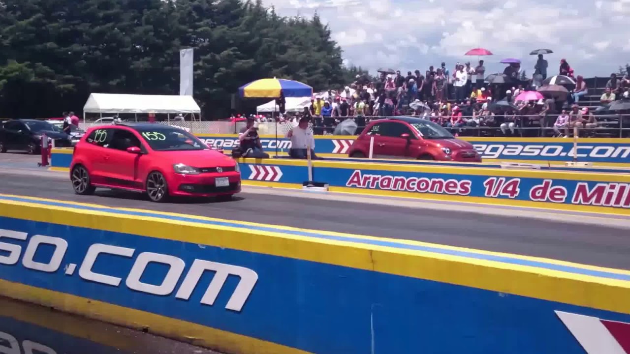 Fiat 500 Abarth vs Polo GTI Agosto 2017 Mx YouTube