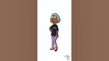 Procreate • Lois Griffin • #procreate #drawing #shorts #shortsvideo  #digitalart
