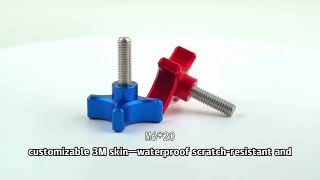 M6 Plum Blossom Star Thumb Screw for Camera Industrial Fixture