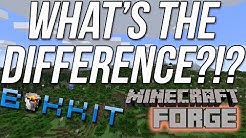 What's The Difference Between Bukkit, Forge, And Vanilla Servers?!?