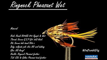 Tying a Ringneck Pheasant Wetfly - Tied by Matthias Dibiasi - DePunkt Fly