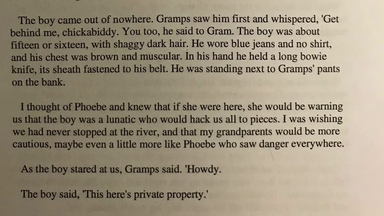 Walk Two Moons Chapter 15 YouTube