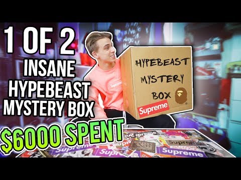 Unboxing a $6000 INSANE Hypebeast Mystery Box! (1 OF 2)