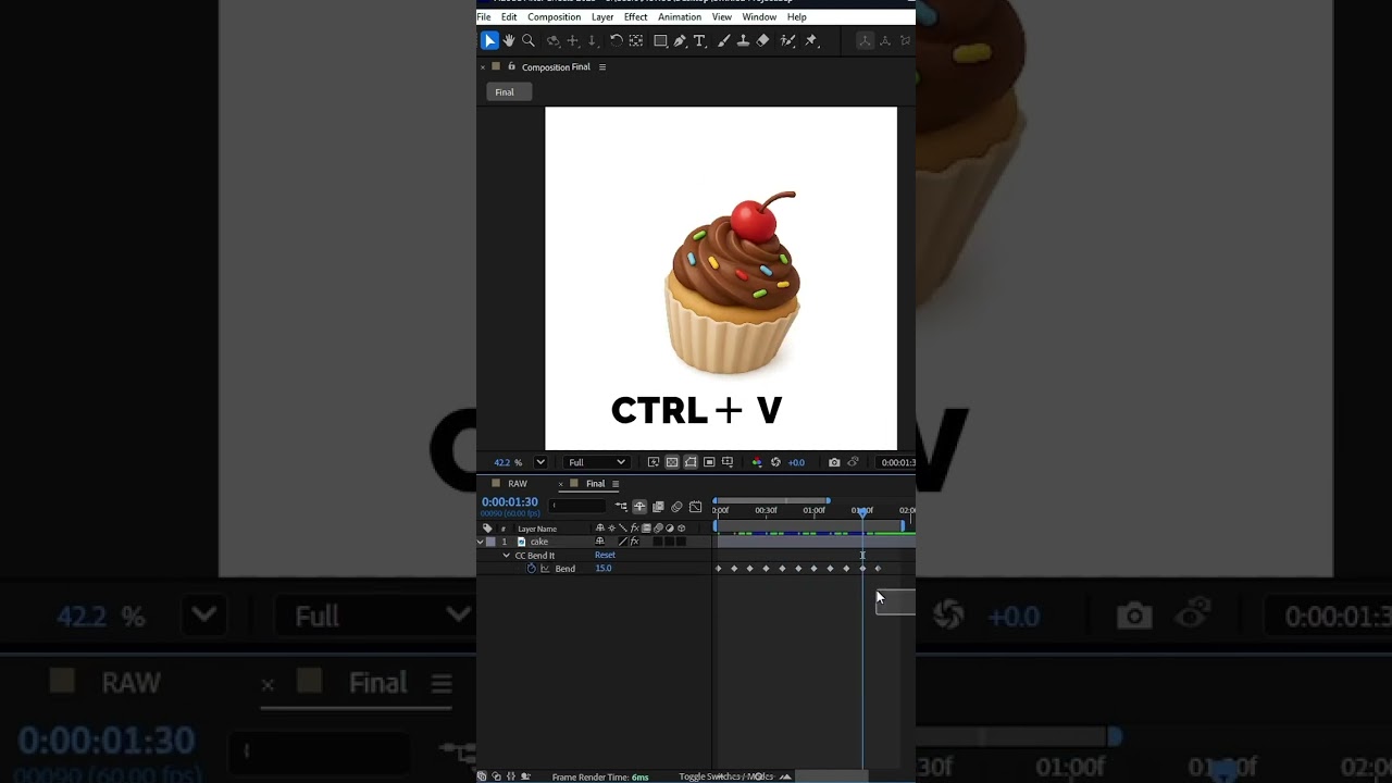 Quick trick using the Value Graph Editor in After Effects 