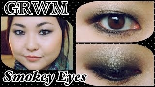 {GRWM} Smokey Eyeh☆{おしゃべりメイク} スモーキーアイ（日本語音声）