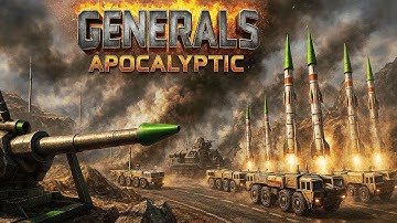 GLA BOSS + Aurora Nuke vs 7 USA Air Force - Command & Conquer Generals Apocalyptic