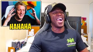 Tfue Reacts to KSI Reacting to Him!!