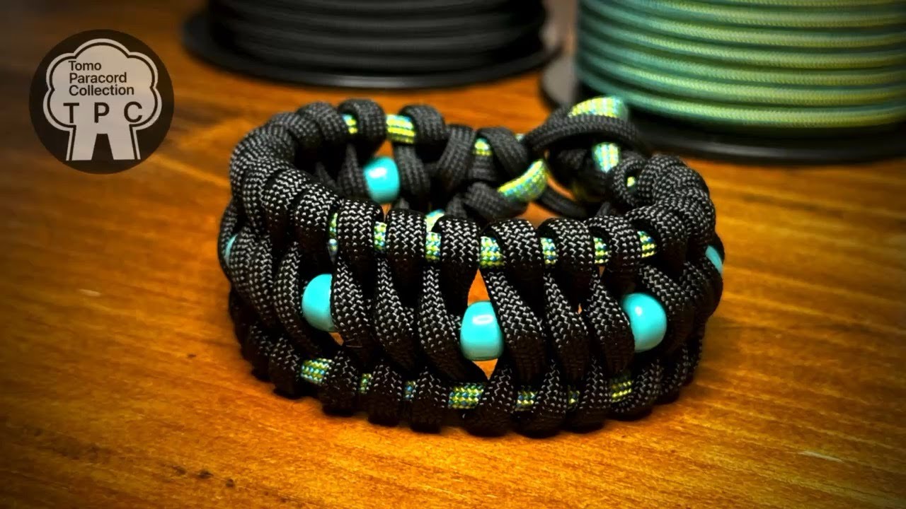 パラコードでビーズ入りブレスレットの作り方 TRILOBITE PARACORD