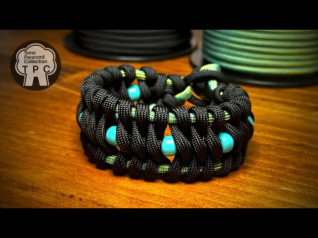 パラコードでビーズ入りブレスレットの作り方 TRILOBITE PARACORD