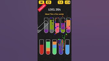 Water sort puzzle level 2154