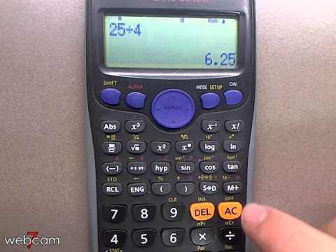How to: Change from FRACTIONS to DECIMALS on your calculator - YouTube