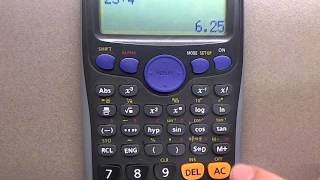 This video demonstrates how to change from fractions decimals on your
calculator current deal the newer version (£5 in uk, $7 us,...