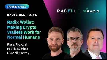 Radix Wallet: Making crypto wallets work for normal humans - RadFi Deep Dive