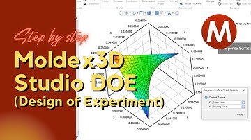 Moldex3D demo | Design of Experiment (DOE) Setup and Results | Tutorial