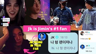 Jungkook is Jimin's #1 stan