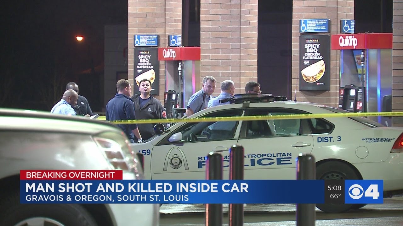 Man found shot to death in car in parking lot of South City gas station ...