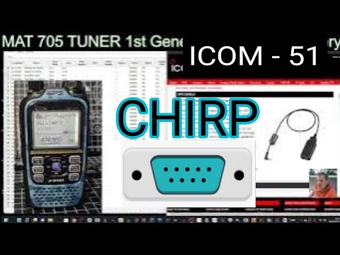 CHIRP - ICOM 51.7100, 5100, ETC Programing - YouTube