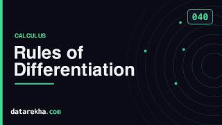 Rules of Differentiation — Visual Guide + Solved Problems | GATE DA | datarekha