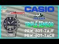 Stunning! | Casio Protrek Atomic Solar Quartz Triple Sensor PRW-60T-7AJF/PRW-60T-7ACR Unbox & Review